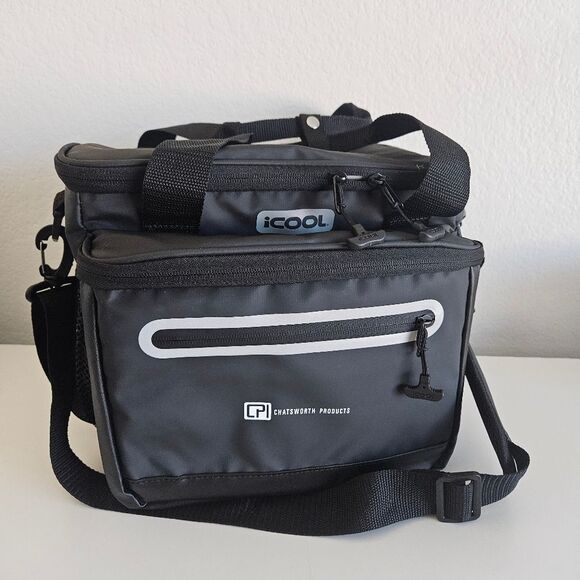 iCOOL Other - NEW iCOOL | Vail 24-Can Cooler Bag Black Zipper Pocket
